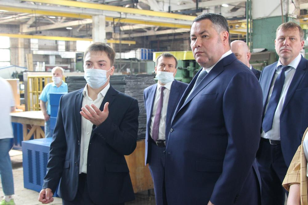 Губернатор Тверской области посетил Бежецкий завод “АСО”