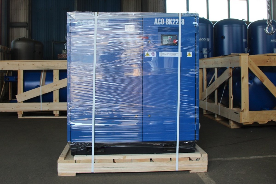 Винтовой компрессор АСО-ВК22 предприятию по производству ПЭТ-преформ ...