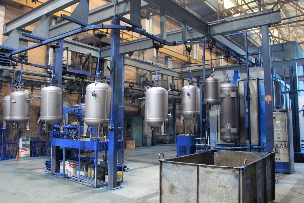 Как производят ресиверы на Бежецком заводе АСО? Часть 4 – подготовительные и окрасочные работы