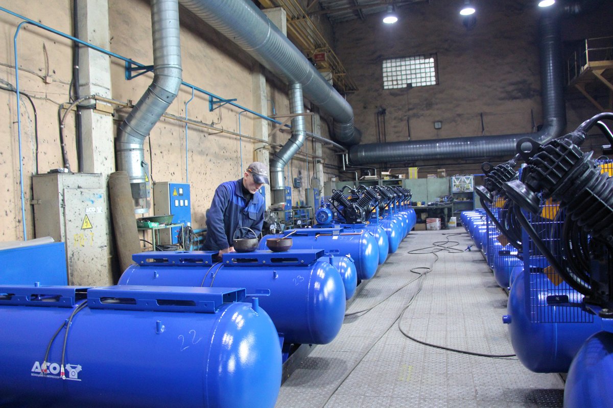 Бежецкий завод «АСО» наращивает объемы производства поршневых компрессоров